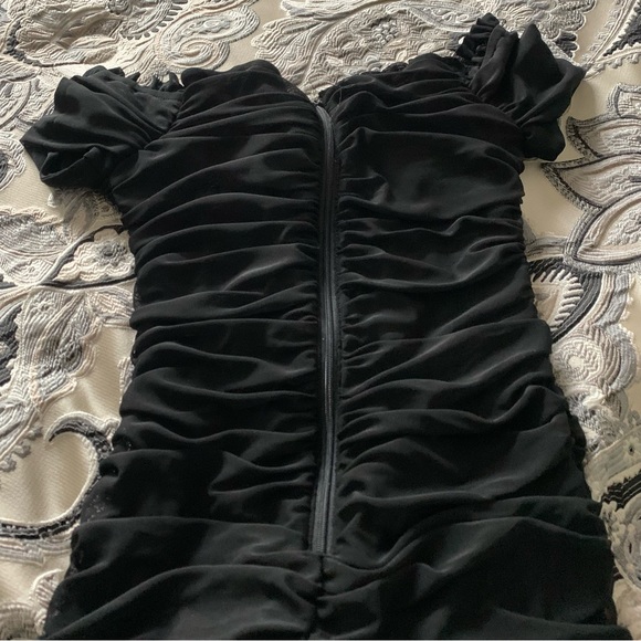 Windsor Rushed Mesh Mini Dress - Picture 3 of 11